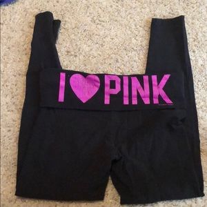 Victoria’s Secret Pink yoga pant.
